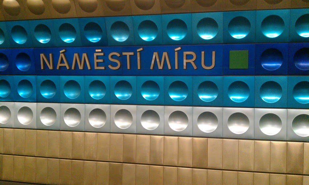 Náměstí Míru Metro station / Stanice Metra Náměstí míru by DM brothers