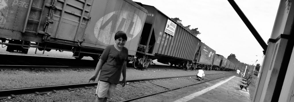 District - Bueno de Andrada-SP-Brazil-the railway runs through the village by Niels A Sørensen