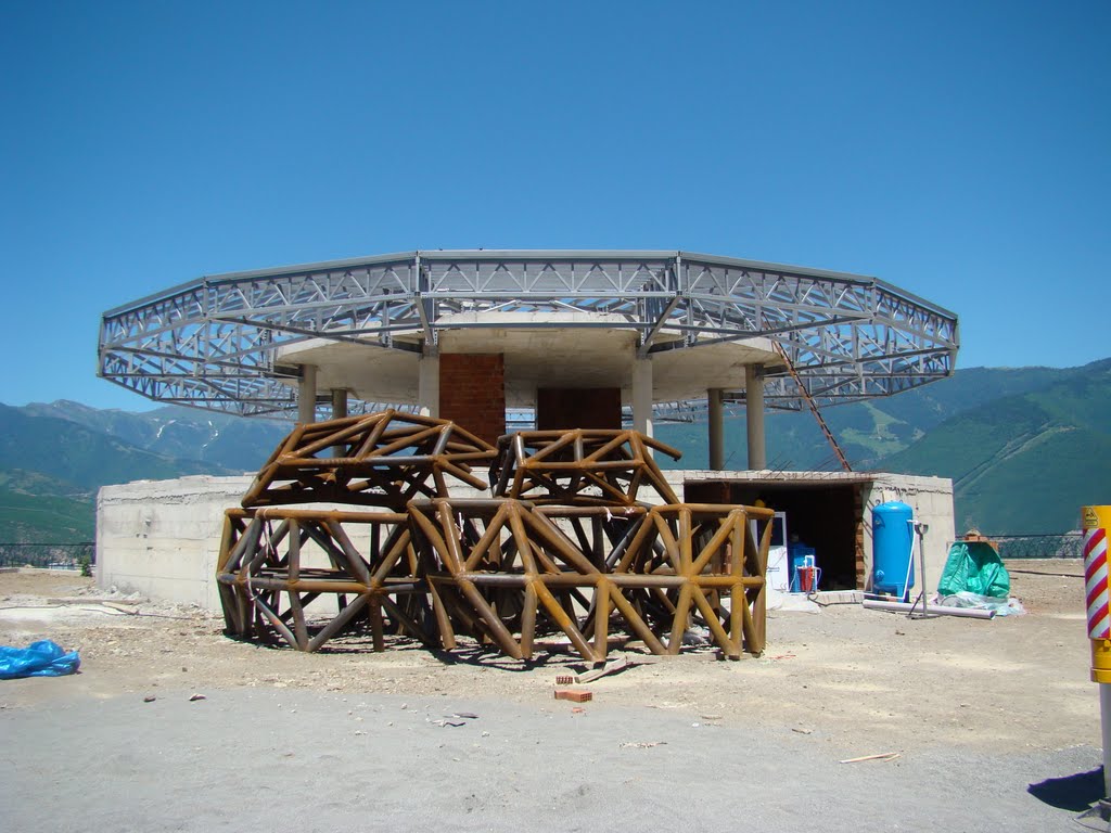 Future Site of Giant Atatürk Monument with Part of Skeleton of Statue of by swbauerepfl