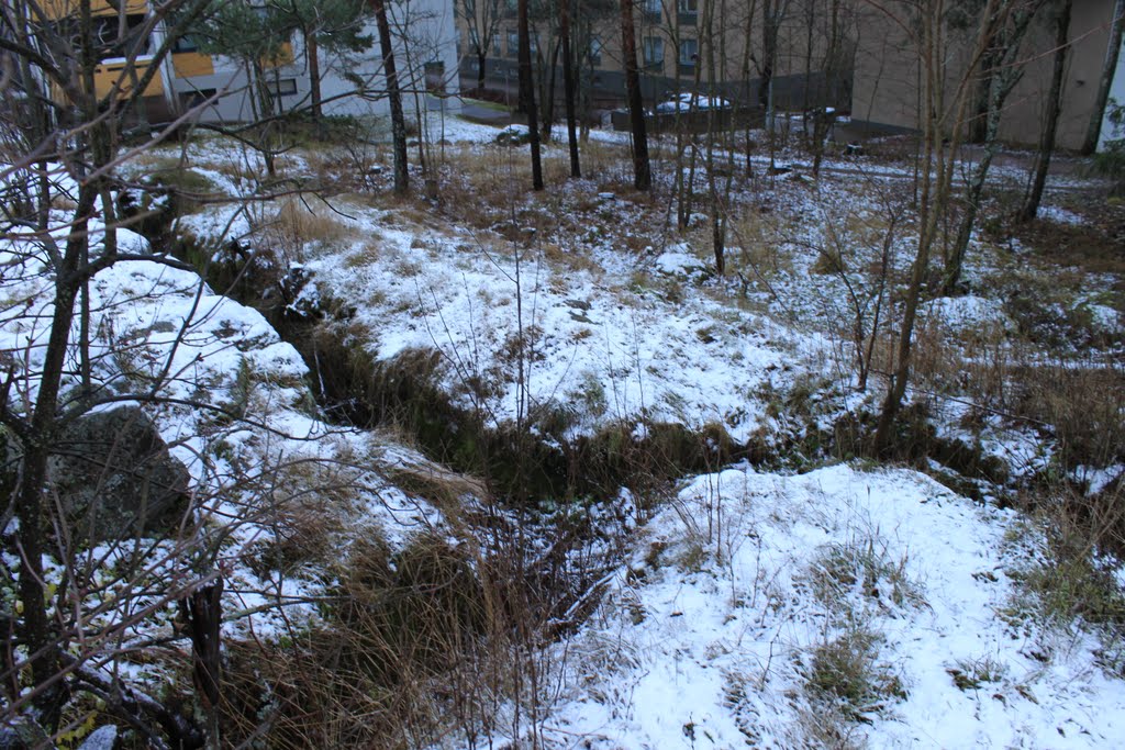 Ensimmäisen maailmansodan aikainen puolustusasema by Jorma Hokkanen