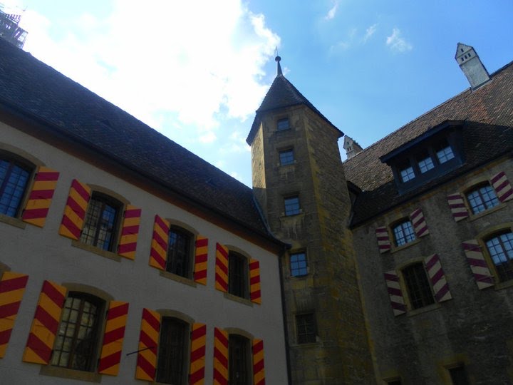 Castle, Neuschatel, Switzerland by Ana Savic-Velov