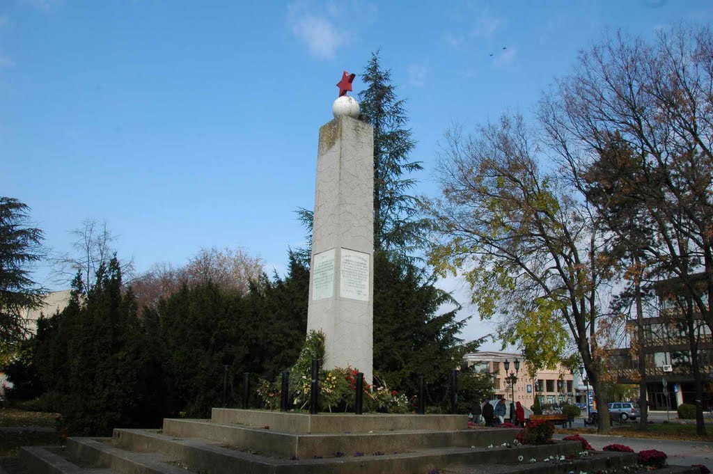 Spomenik palim borcima 1941-1945 godine u Vrbasu by Teča sa Dunava