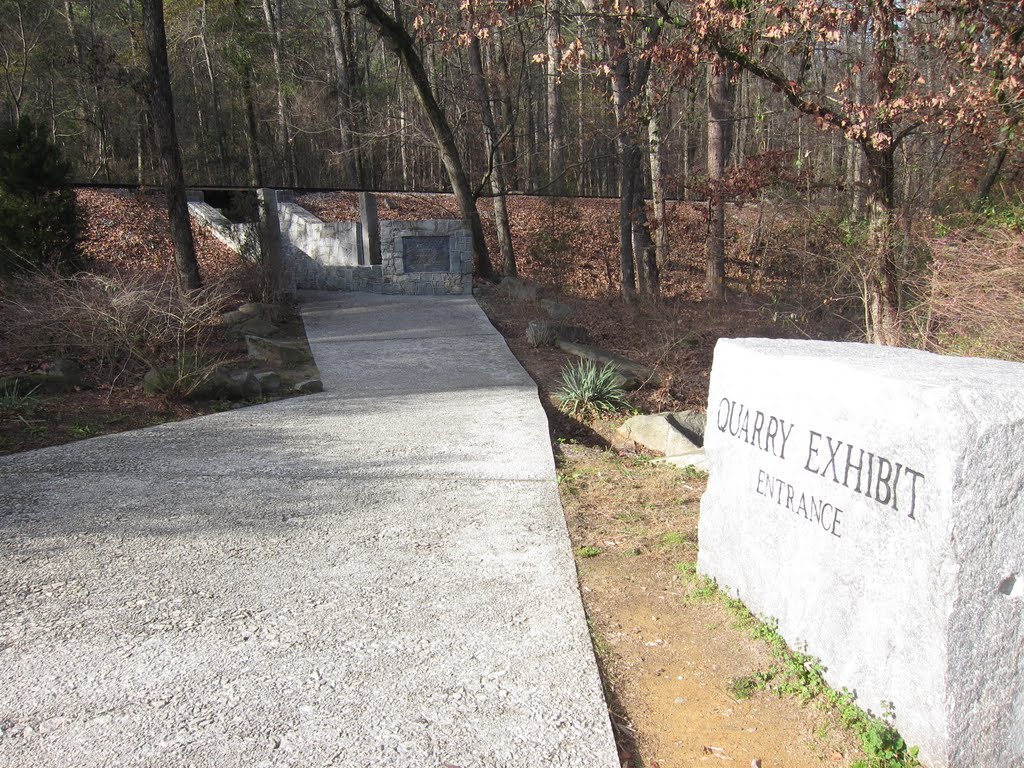 Stone Mountain Park Quarry Exhibit Entrance by bryanf