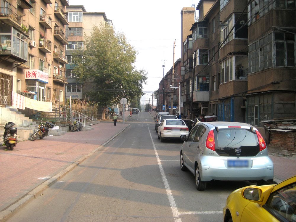 解放大路北胡同（面向东）Jiefang Rd. North Alley，Facing East by wanghongtao999