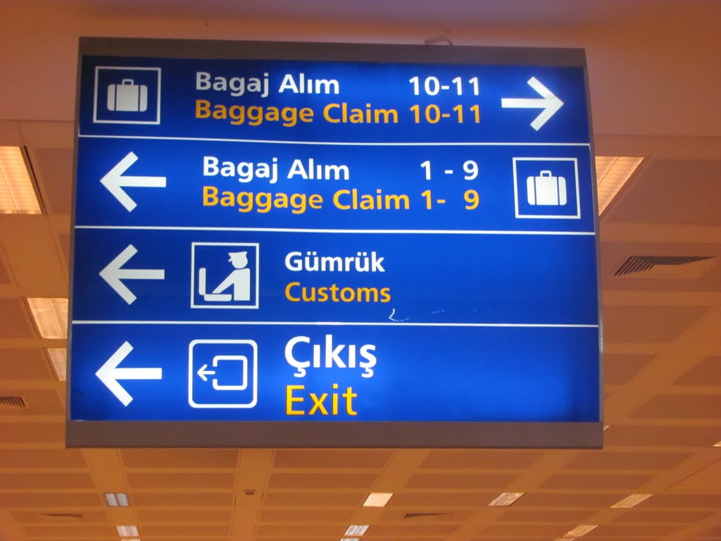 Directions Istanbul Attaturk Int Airport by Thair Shakir