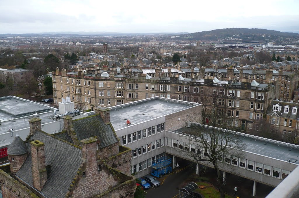 View from Napier College Roof by lawrmaneebs