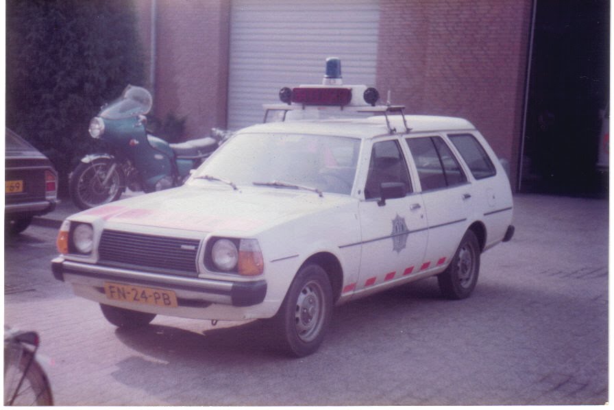 Mazda 323 estate 1980 , formerly city police Gouda, Holland by John Rotterdam