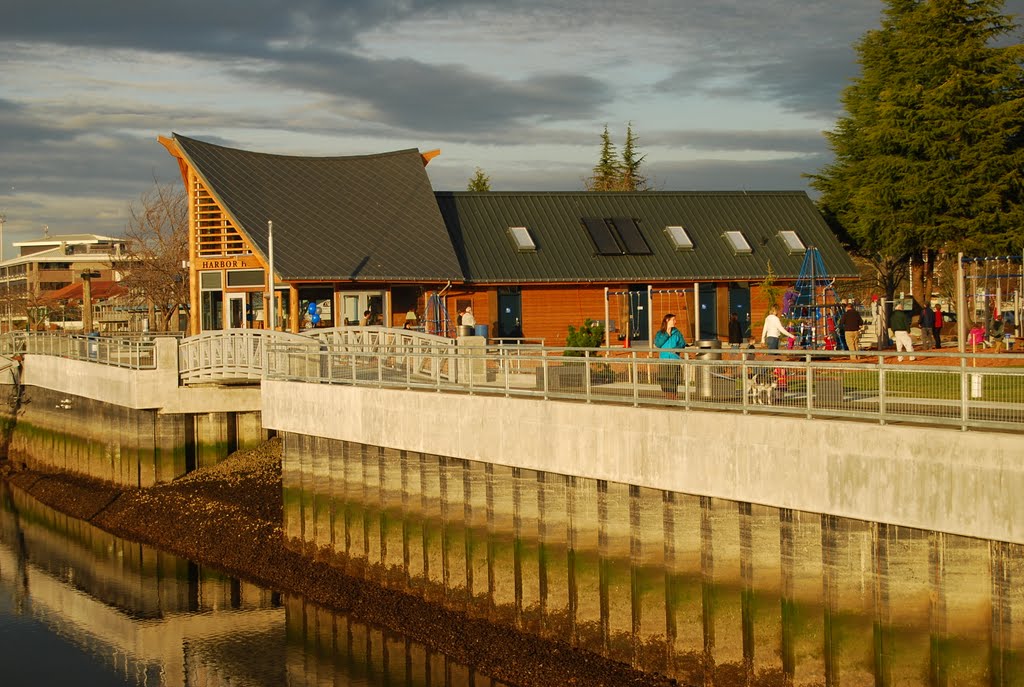 The Harbor House, Percival Landing by Jim Nieland