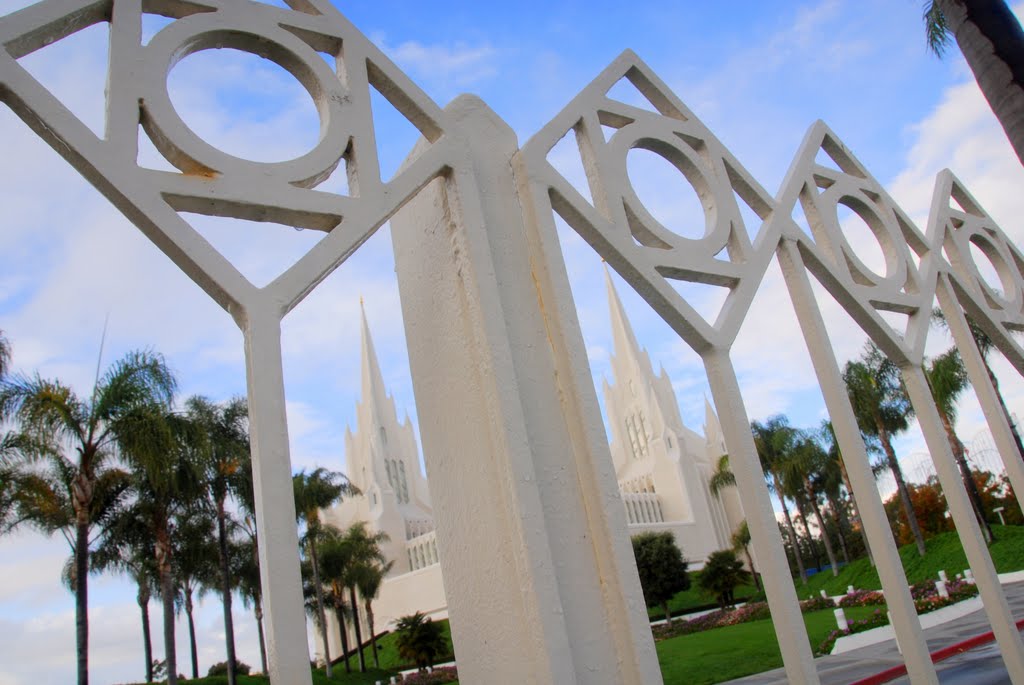 Mormon Temple 3, San Diego, California by Damon Tighe