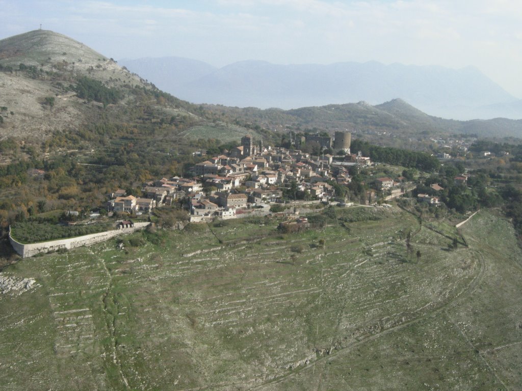 Borgo di Casertavecchia (aerial view) by guidodelta