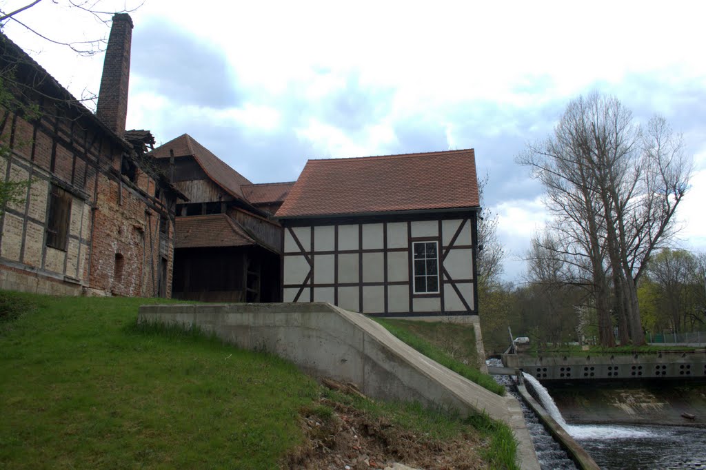 Bad Sulza: Old forge at river Ilm (with fish ladder) by bfgb