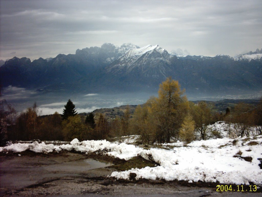 Valbelluna in inverno by alexdam