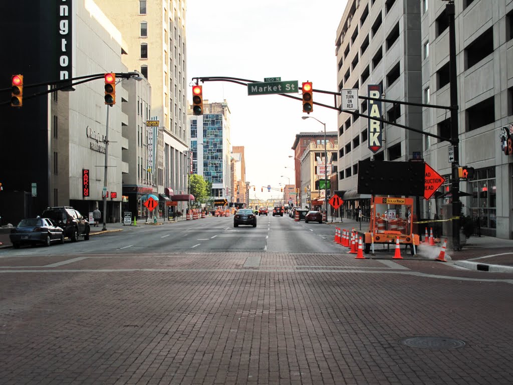 Market St view in Indianapolis by Seezunge