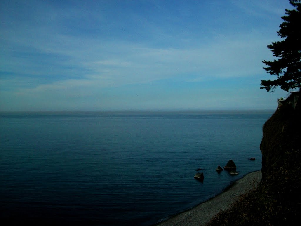 Black sea coast in Tsikhisdziri by Pogromca Gašnič