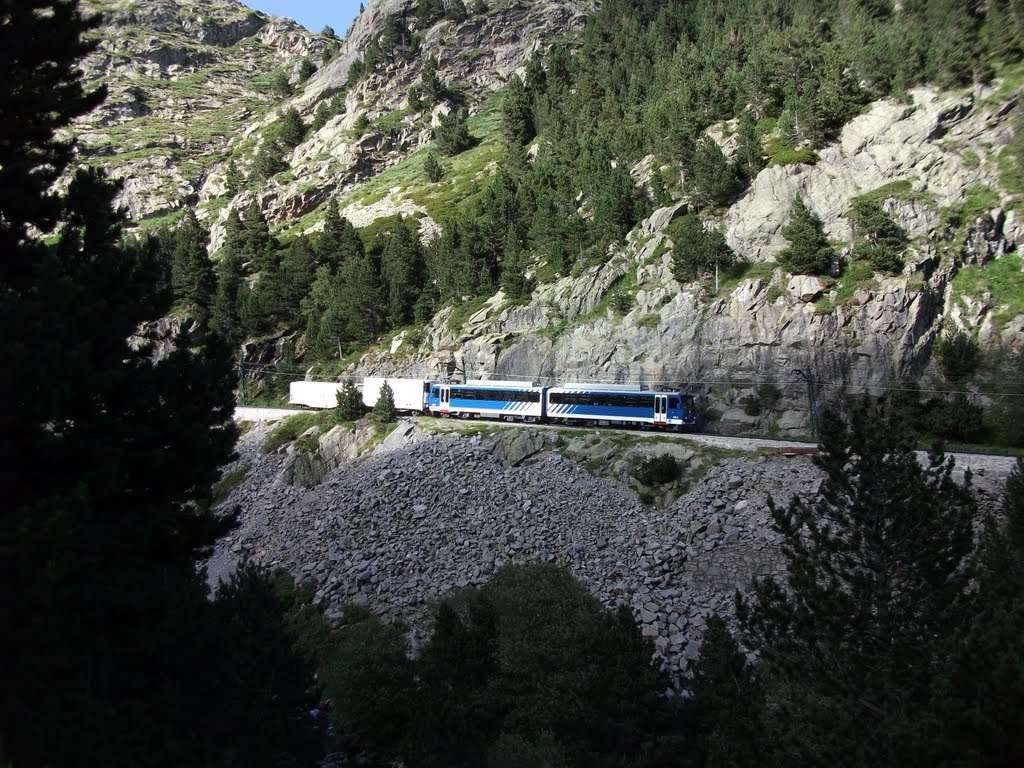 Funicular railway, Queralbs-Nuria by Keith Rose