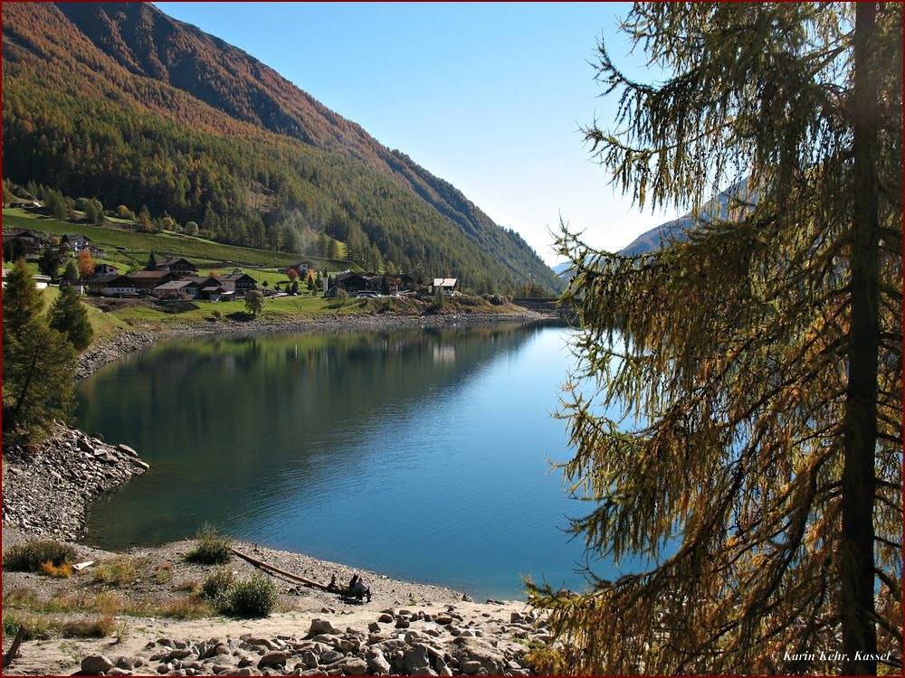 Vernagtstausee mit Vernagt by nirak