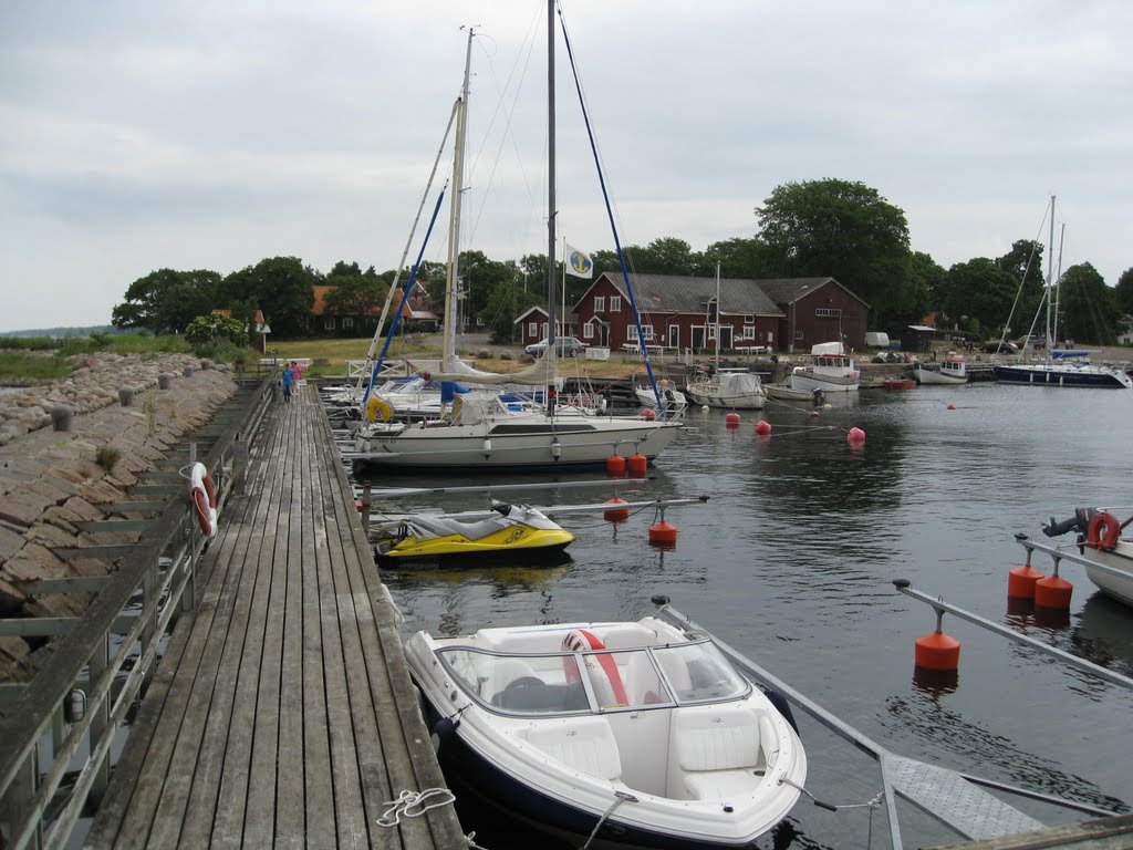 Lille havn på vest Øland by Ejlif Pedersen