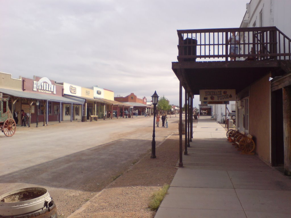 Downtown Streets of Tombstone by Aaron Nickels