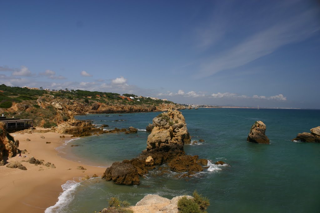 Coastline at Albufeira, Portugal, 25-05-2010 by Pieter Rinkel