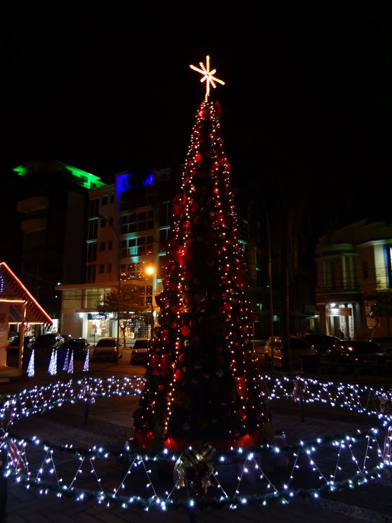 Praça da Bandeira, Natal 2011- Nova Prata-RS by Felipe Boschi