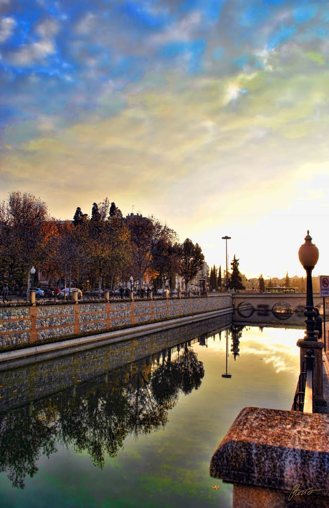 ATARDECER EN EL RÍO GENIL by ROCÍO