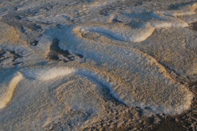 Borkum Gefrorener Strand by Krischan Sternberg