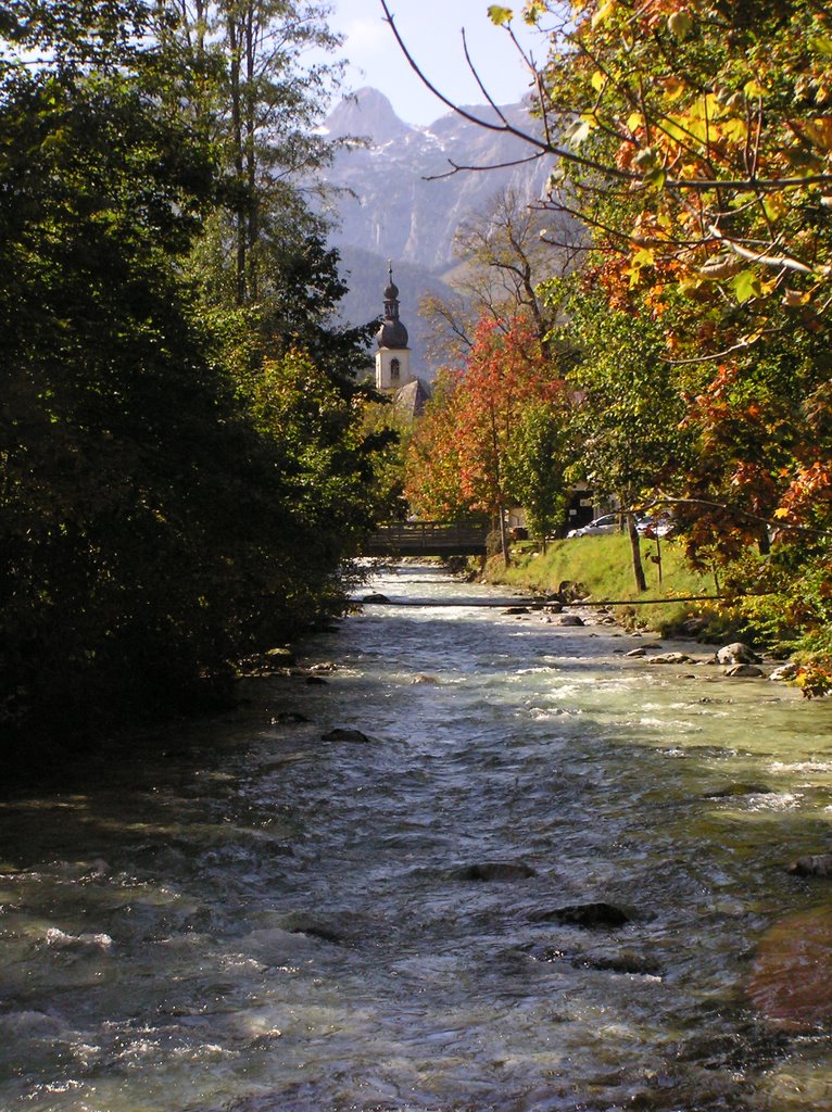 Kirche in Ramsau(VF) by Viktor Freyer