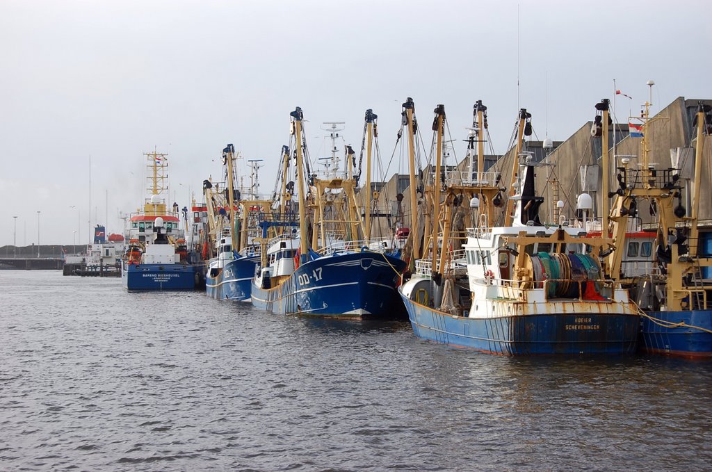 Scheveningen haven by Jan Lefers