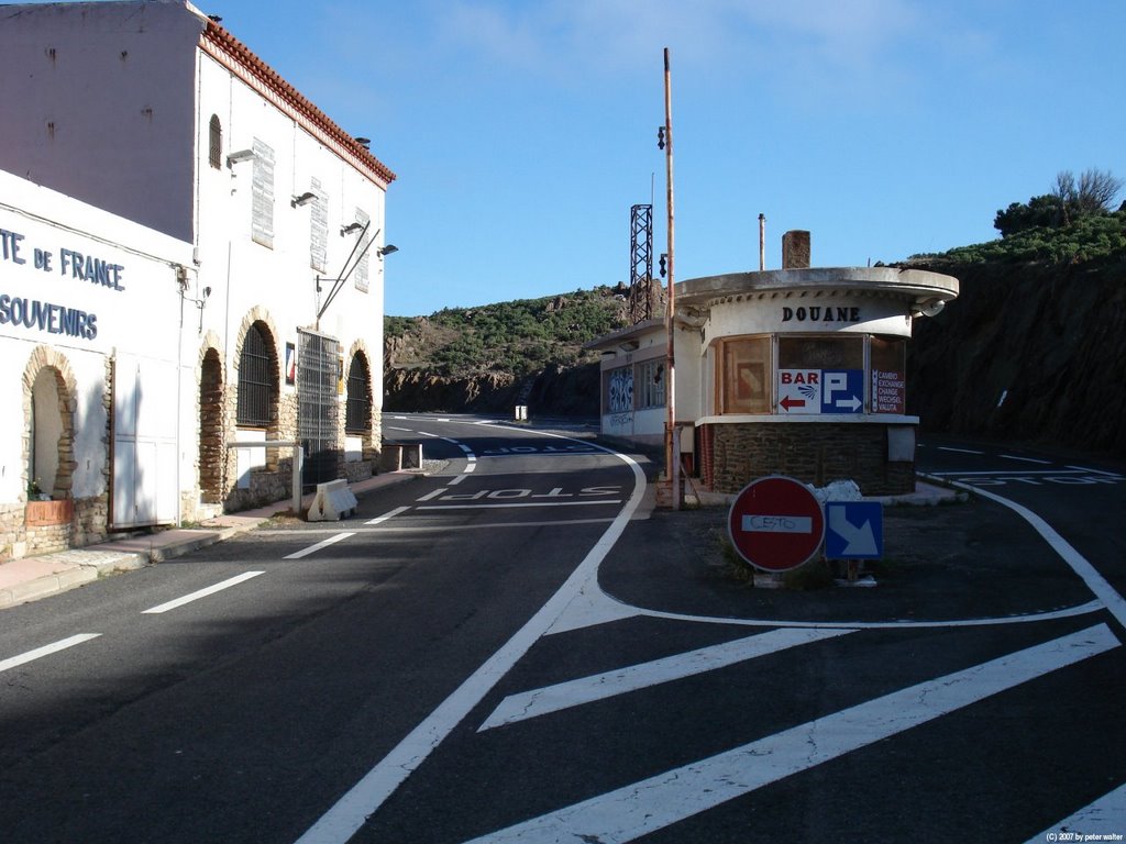 Border near Port Bou by Peter Walter