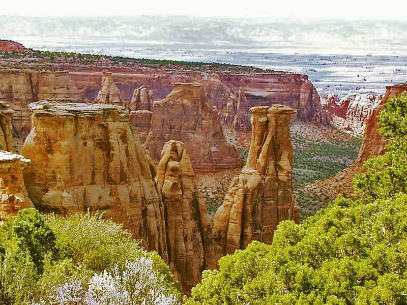 Independence Monument at Colorado National Monument by Tom McDonald