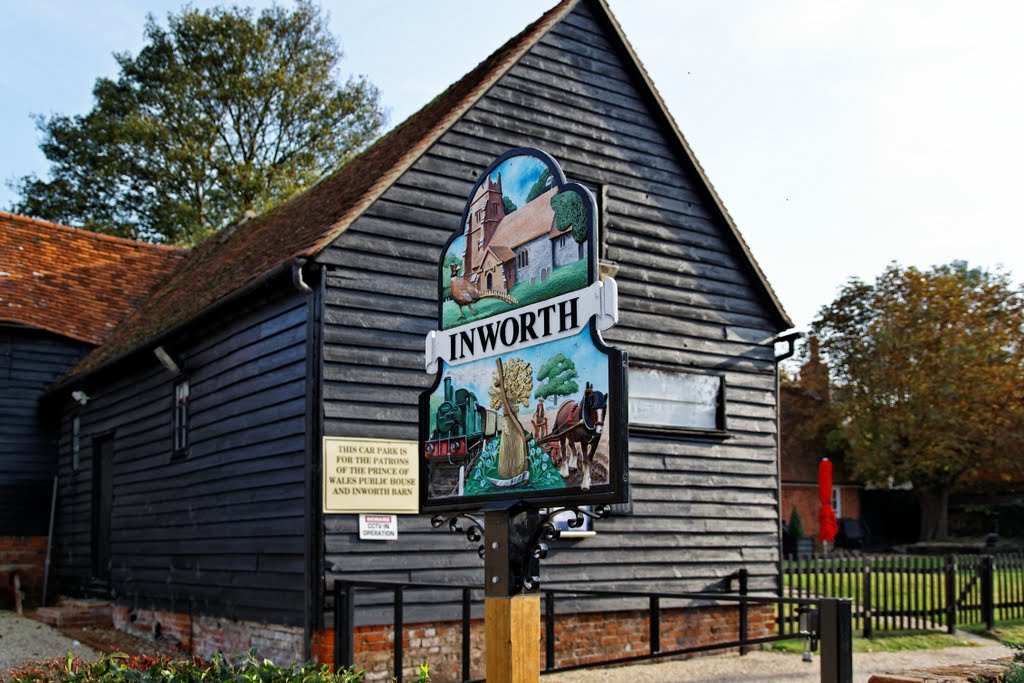 Inworth New village Sign, Inworth, Essex, Oct 2011 by keithb