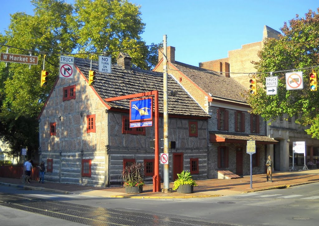 Golden Plough Tavern & Gen. Horatio Gates House, Historic Lincoln Highway, 157–159 W. Market St, York, PA, built 1741 by Mean Mister Mustard