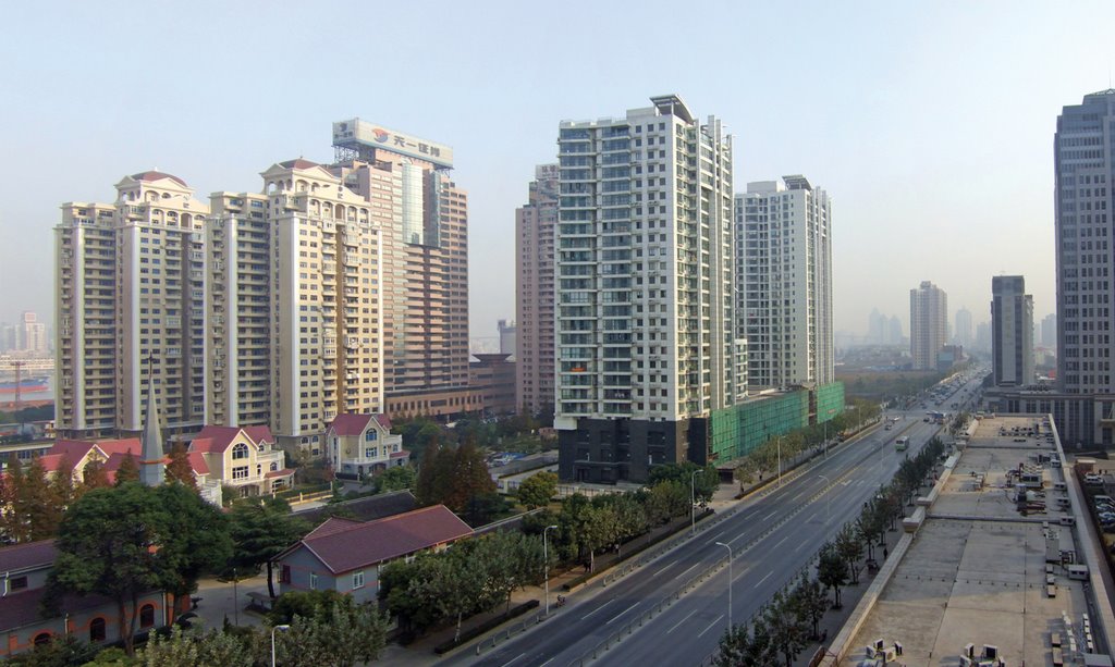 Pudong_Avenue by Antony Milanos