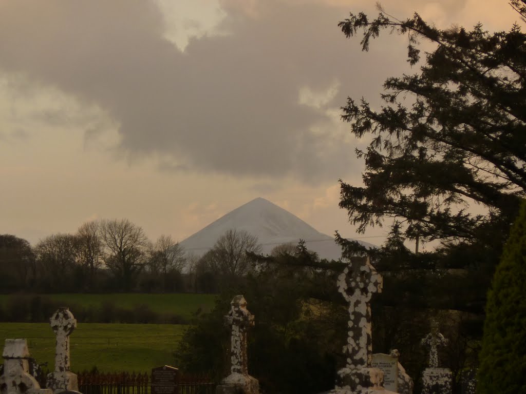 Croagh Patick from Ballintubber abbey by Eanna Grealish