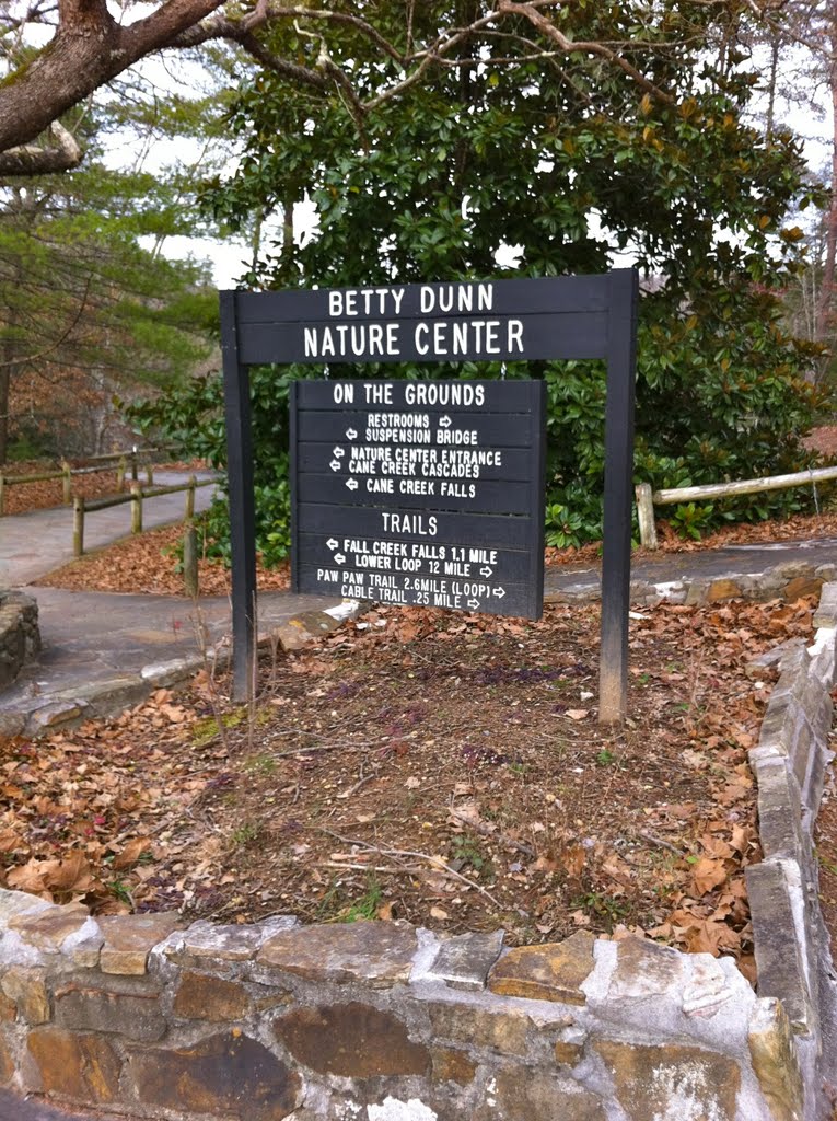 Betty Dunn Nature Center Sign by Jackson Reynolds