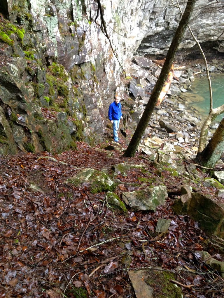 Bank of Rockhouse & Cane Creek Falls Basin by Jackson Reynolds