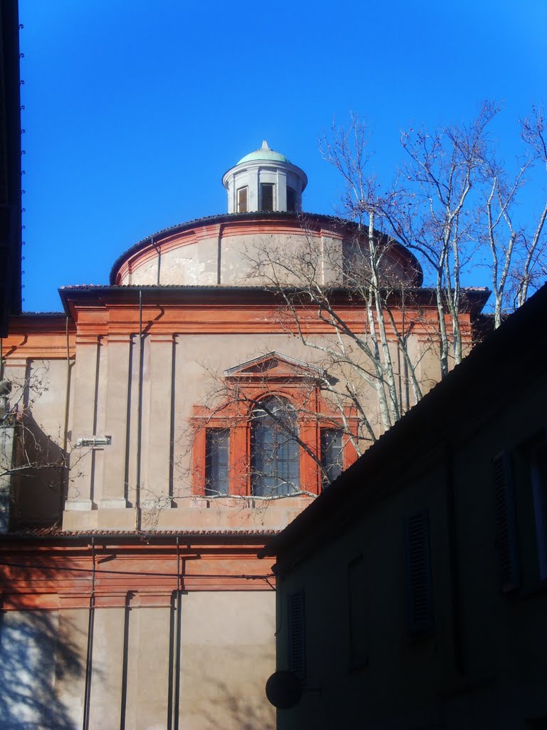 Faenza - Via Giuseppe Ugonia e il lato destro della Chiesa di S.Domenico (20/12/2011) by esse est reminisci (…