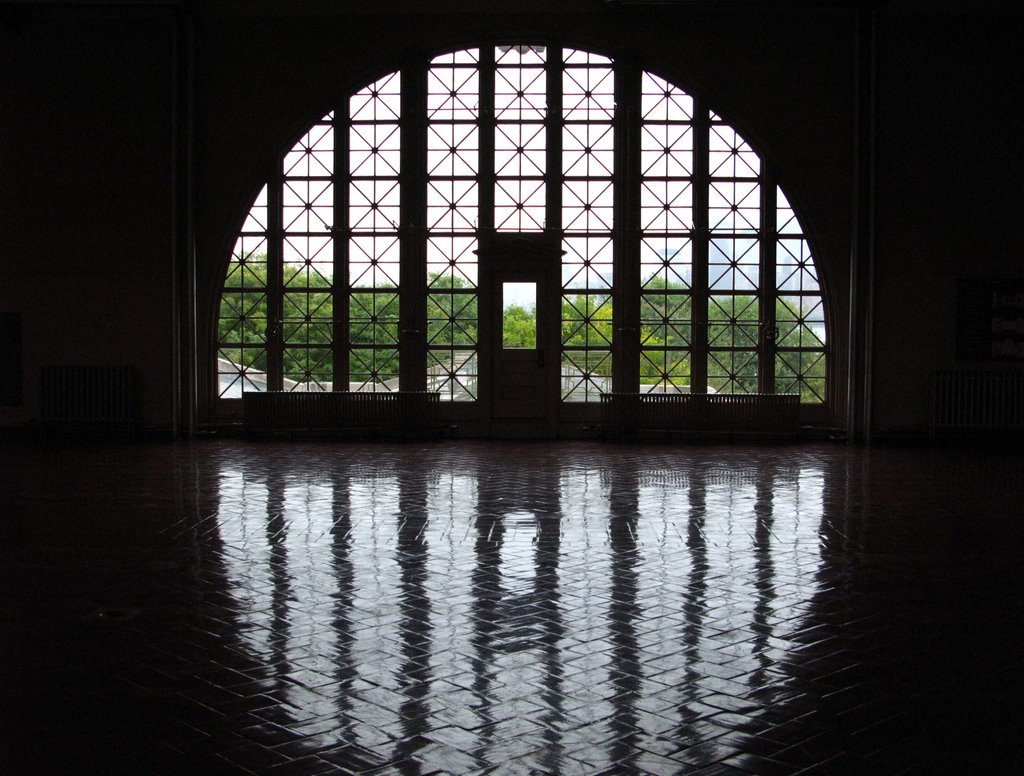 Ellis Island Window by K. Hultman