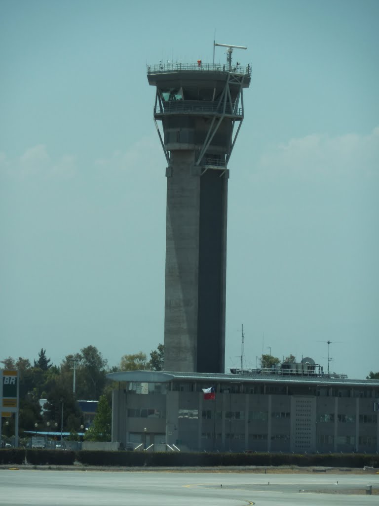 Santiago international Airport - Control Tower - Chile by Paulo Targino Moreir…