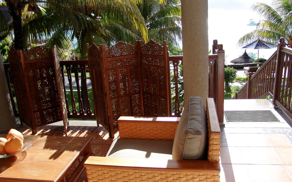 Balcony Verandah of a Suite @ The Royal Palm Hotel_Grand Baie_Maritius. ©PhilRHamar by Phil R Hamar