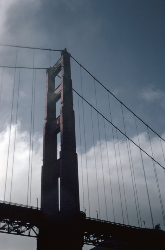 San Francisco Golden Gate Bridge 1972 by catemills