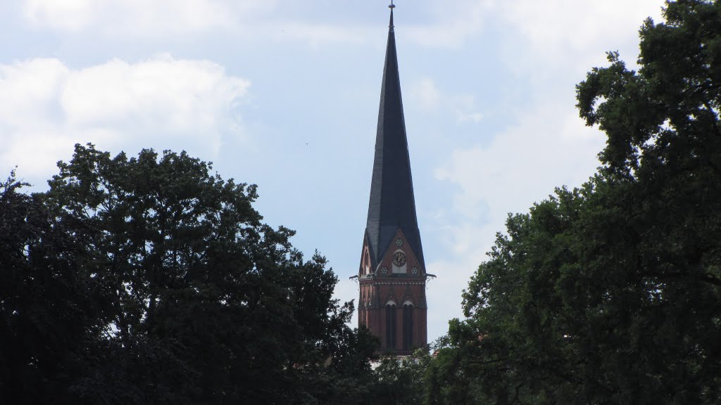 Erlöserkirche, seem from Sanssouci Palace - Potsdam by RobbyBrasil