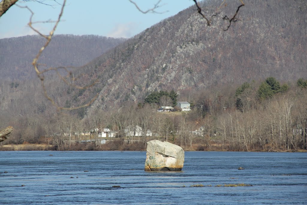 Looking NE across the New River by John Mackinnon