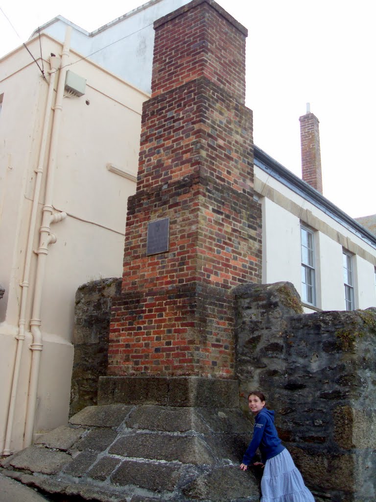 THE KING'S PIPE, Falmouth, Cornwall. (see comments box for story). by Roy Pledger