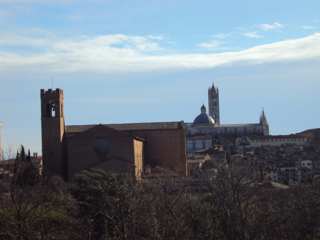 Basilica di San Domenico con Duomo sullo sfondo by giramondo85