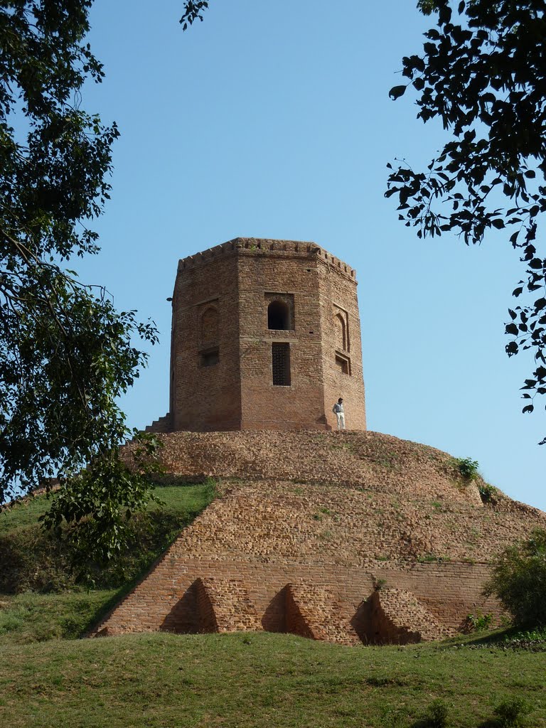 Chaukhandi Stupa. Sarnath. by freewheeliing