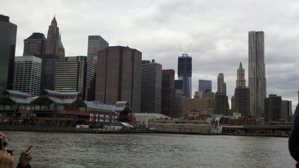 Lower Manhattan from East River by JSC®