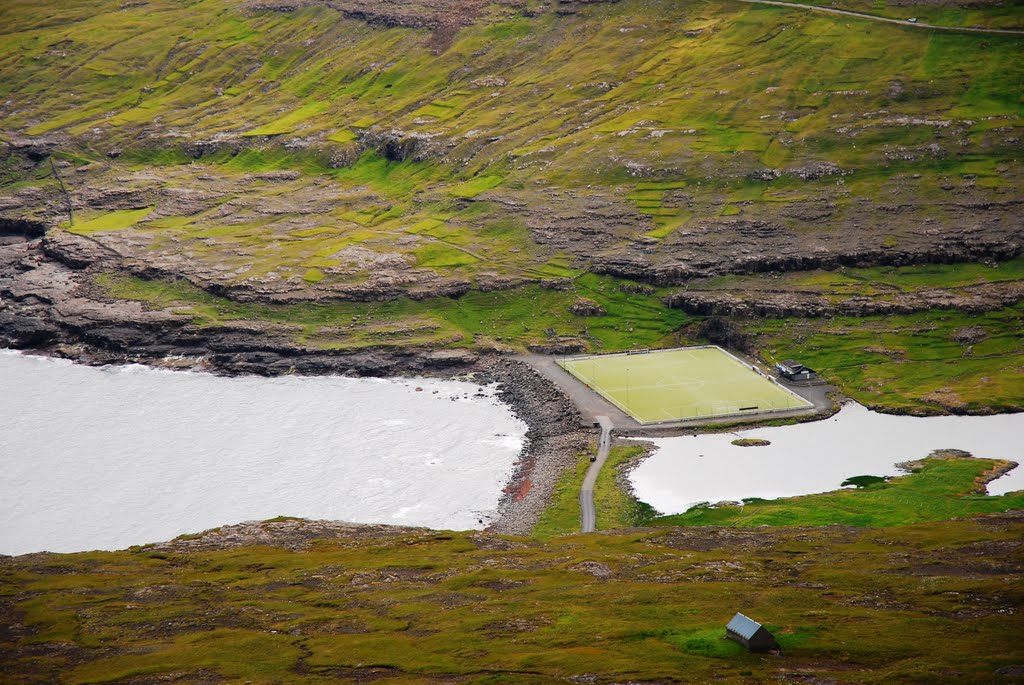 Faroe Islands, Football court by Andrzej Redlicki "an…