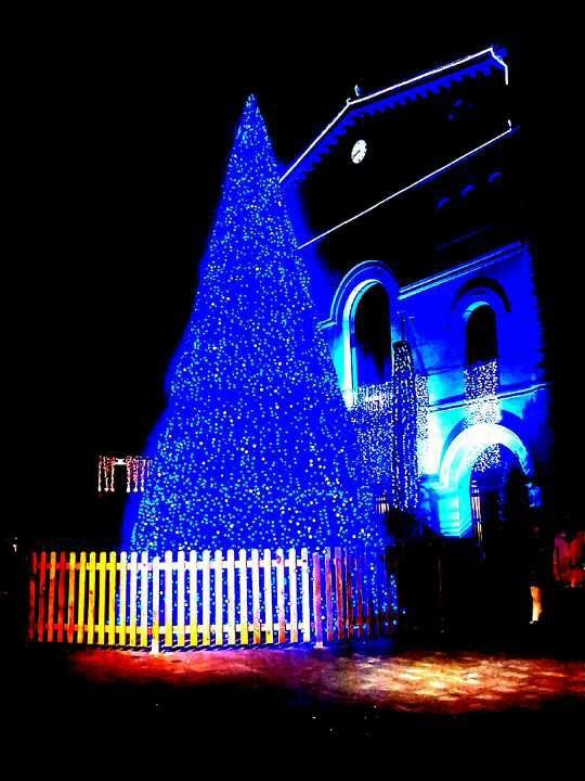 Arbre de nadal davant l'ajuntament de Badalona 2011 by Ian_bdn