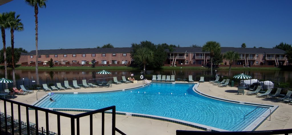 Pool Area at Carlton Arms - South Lakeland - Panorama by Amro Bailey